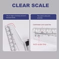 thumbnail image 2 of Multifunctional Roller Parallel Ruler 30cm Plastic Drawing Ruler Measuring Tool for Architect Student Technical Drawing, 2 of 8
