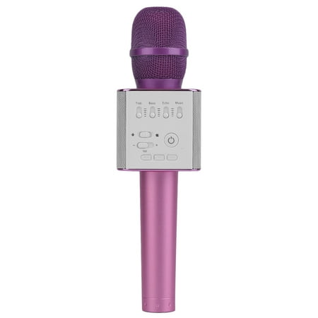 Q9 Super Bass W ireless B luetooth Mobile p hone Karaoke Microp hone Handheld