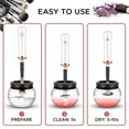 thumbnail image 5 of Makeup Brush Cleaner Dryer, Makeup Brush Cleaner Machine With 8 Rubber, 5 of 5