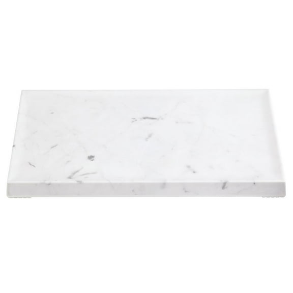 HUBERT Marble Melamine Replacement Top for Rectangular Riser - 10 1/2"L x 6 2/5"W