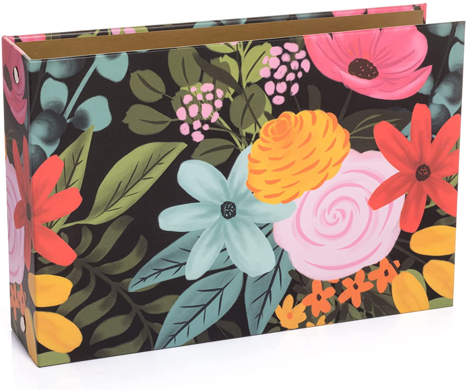 Jot & Mark Recipe Organizer Mini Binder Set (Onyx Blossoms)