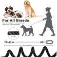 thumbnail image 4 of P5HAO Dog Leash, Pet Traction Rope with Waste Bag Dispenser, Lightweight Reflective Threads Dog Rope, Pet Leashes Dogs Chain for Small Medium Dogs Training Black, 4 of 7