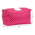 thumbnail image 2 of Unique Bargains 1 Pack Clothes Storage Bags Moving Bags Rose 28*17*14in, 2 of 7
