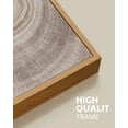 thumbnail image 3 of SHENIFY Vintage Wood Tree Rings Wall Art 16x24in3pcs Natural Framed Farmhouse Rustic Canvas Paintings Living Room Bedroom Decor Nature Artwork, 3 of 5