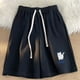 thumbnail image 1 of WILLBEST Pantalones Cortos Cargo para Hombre, Pantalones Cortos de Baloncesto Casuales de Corte Holgado para Hombre / Pantalones Cortos Deportivos de Verano de Cinco Pulgadas, 1 of 3