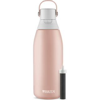 SurviMate Personal Water Filter Bottle with 2-Stage Integrated