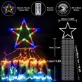 thumbnail image 4 of shiyou-Christmas Decorations Outdoor Star String Lights, 344 LED 11 Lighting Modes Star Christmas Tree Lights Timer & Memory with Re-Mote for Xmas Party Holiday Decor (Warm White to Multicolor), 4 of 4