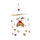 thumbnail image 1 of Móvil para cuna de bebé, sonajeros para recién nacidos, carillón de viento de madera móvil, campana de cama para cuna, juguetes Montessori de dibujos arcoíris, 1 of 9