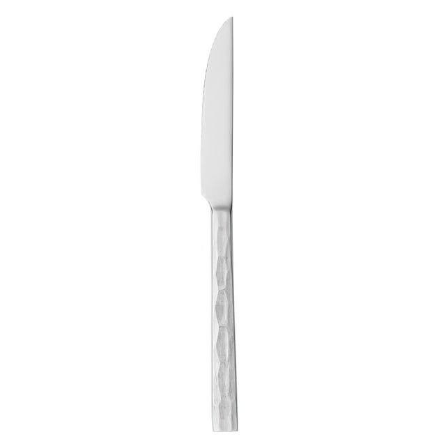Libbey 9545762 Couteau à Steak 9 1/2 Pouces en Acier Inoxydable 18/10, Motif Forêt Argentée