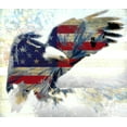 thumbnail image 2 of Bolokofsky, Ronald 23x20 Gold Ornate Wood Framed with Double Matting Museum Art Print Titled - American Eagle, 2 of 4
