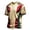 Khaki-#001A, variant on Mexico Soccer Jerseys Men V Neck Short Sleeve Soccer Tops Mexican Jersey Soccer Digital Print Black Gold Cultural Sport Jersey Mexican Fan Athletic Stadium Top Shirts,Orange S
