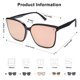 thumbnail image 5 of Gafas de sol SOJOS SJ2157 de estilo vintage para mujer y hombre, 5 of 6