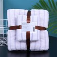 thumbnail image 2 of Juego de sábanas de microfibra para baño, 2 uds., suave y cómodo para baño, Fitness y baño FLhrweasw Nuevo, 2 of 7