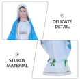 thumbnail image 3 of VERDANVERSE 2Ud Religiosa Virgen María Azul Escultura Plástica Para De Con Detalles Elaborados, 3 of 8