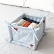 thumbnail image 5 of Bolsa organizadora de cestas de sobremesa | Caja de almacenamiento de algodón azul 28x19,5x14cm, 14,5x14x14cm | Artículos portátiles, snacks, cosméticos | Dormitorio, despacho, uso de armarios, 5 of 6