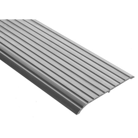 653-48 Threshold, Fluted Top, 4 ft., Aluminum Mill