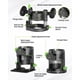 thumbnail image 3 of Enrutador compacto inalámbrico WORKPRO 20 V 30 000 RPM con accesorios, 3 of 8