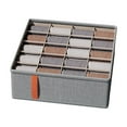 thumbnail image 2 of Sock Drawer Organizer, Clothing Storage Box, 20 Grid Underwear Box, for Lingerie, Panties, Socks, and Ties, Nursery Dresser Storage, Gray, by FAJHHA, 2 of 8