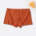 thumbnail image 5 of LJEFF Boys Cotton Boxer Briefs, Elasticity Breathability Comfort Solid Color Kids Underwear Boys Red Size 10-12, 5 of 5