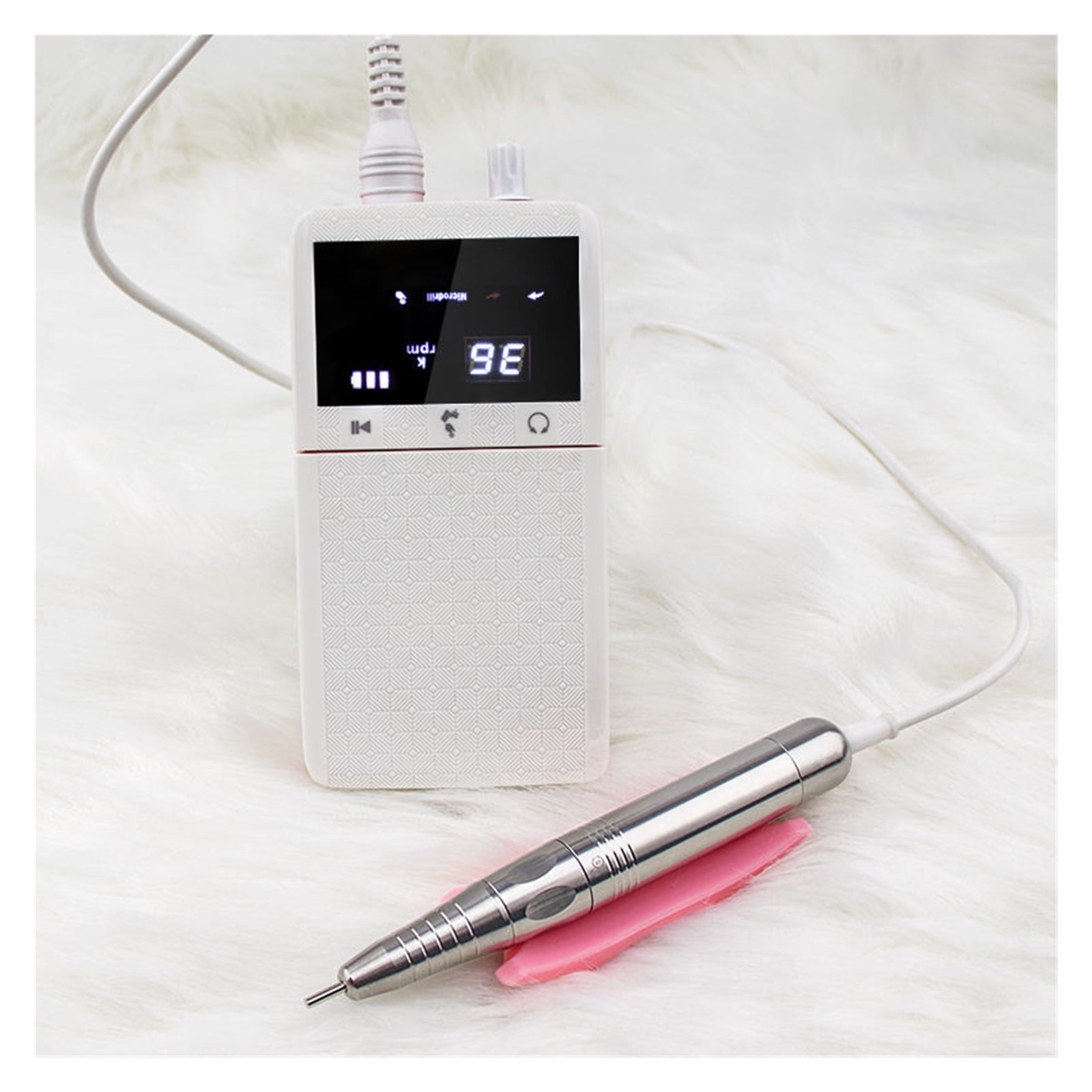 Portable Nail Drill Brushless Nails Accessories Cordless Remove Battery Charging File LCD Salon Profession Electric Sander ,Low Noise