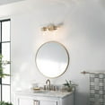 thumbnail image 5 of 45688CPZ Kichler Lighting Brinley - 2 Light Bath Vanity Approved for Damp Locations - with Vintage Industrial inspirations - 10 inches tall by 15.75, 5 of 12