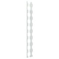 thumbnail image 4 of Ekena Millwork 47"H x 1/8"T Pontiac Adjustable Acrylic Decorative Slat Wall Panel Kit, White (contains 16 Slats + 1 Straight Edge Starter Slat), 4 of 11