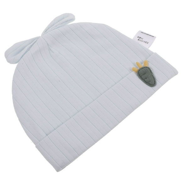 Milisten Rabbit Beanie Hat -Blue Soft Comfortable for Newborns