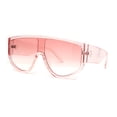 thumbnail image 3 of Hommes Incurvés Haut Grand Bouclier Racer Lunettes de Soleil Tous Rose, 3 of 4