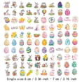 thumbnail image 3 of CoreLiving Easter Egg Stickers 100 Pieces Cute Bunny Vinyl Decals for Easter Basket Stuffers Party Favors Easter Egg Fillers Bulk DIY Craft Supplies Reusable Durable Easter Decorations, 3 of 8