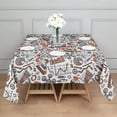 thumbnail image 3 of Math Equations Calculus Symbols Blackboard Pattern Square Tablecloth,Waterproof Square Table Cover,Wipeable Spillproof Washable Table Cover for Home Kitchen Party Decor 42"X42"(107x107cm), 3 of 6