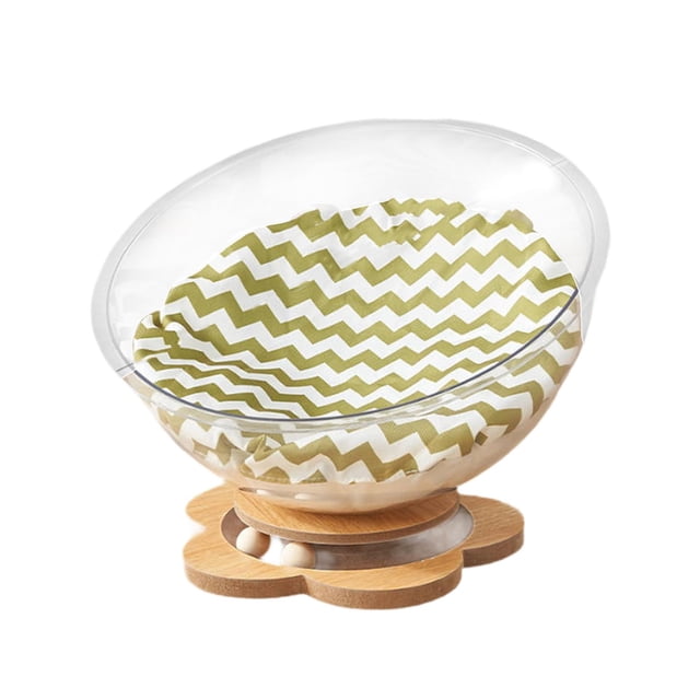 Cama para gatos Muebles para gatos Transparente, , Fácil de limpiar, Resistente con cojín Suministros para mascotas Nido para gatitos Base de flores