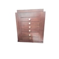thumbnail image 4 of Joyero ProCase grande de madera de 7 capas con espejo, color natural, 4 of 8