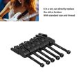 thumbnail image 3 of <p>Bridge Saddle Replacement Roller Bridge Saddle Metal Bridge Saddles 6Pcs Electric Guitar Bridge Saddle Double Locking Tremolo Metal Roller Screw Saddle Replacement</p>, 3 of 7