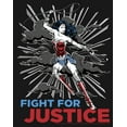 thumbnail image 2 of Girl's Wonder Woman 1984 Justice Fighter  Graphic Tee Black X Large, 2 of 4
