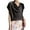 Black, variant on asjyhkr Plus Size T Shirts for Women Crew Neck Short Sleeve Loose Fititng Satin Silk Tops Casual Fashion