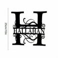 thumbnail image 3 of YOHAVEN Metal Letter Wall Decoration for Indoor Outdoor Home Decor, Personalized Family Name Sign for Living Room Porch Garden Office Christmas Decor Wedding Anniversary Birthday Gifts, 3 of 6