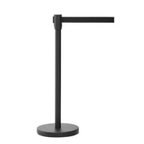 Crowd Control Stantion with Retractable Belt and Steel Base 39 1/2"H