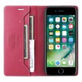 thumbnail image 2 of Allytechgroup Wallet Case for iPhone 7 / 8 / SE 2022 & 2020, Slim Lightweight PU Leather Stand Flip Phone Case with Credit Card Slot Shockproof Protective Back Cover for Women Men, Red, 2 of 9