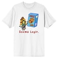 thumbnail image 5 of Spongebob Squarepants Seems Legit Men's White Graphic Tee-XL, 5 of 7