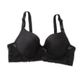 thumbnail image 2 of Plus Size Front Closure Bra for Women Wireless Supportive Soft Stretch Comfort Bra Adjustable Straps Daily Underwear, 2 of 3