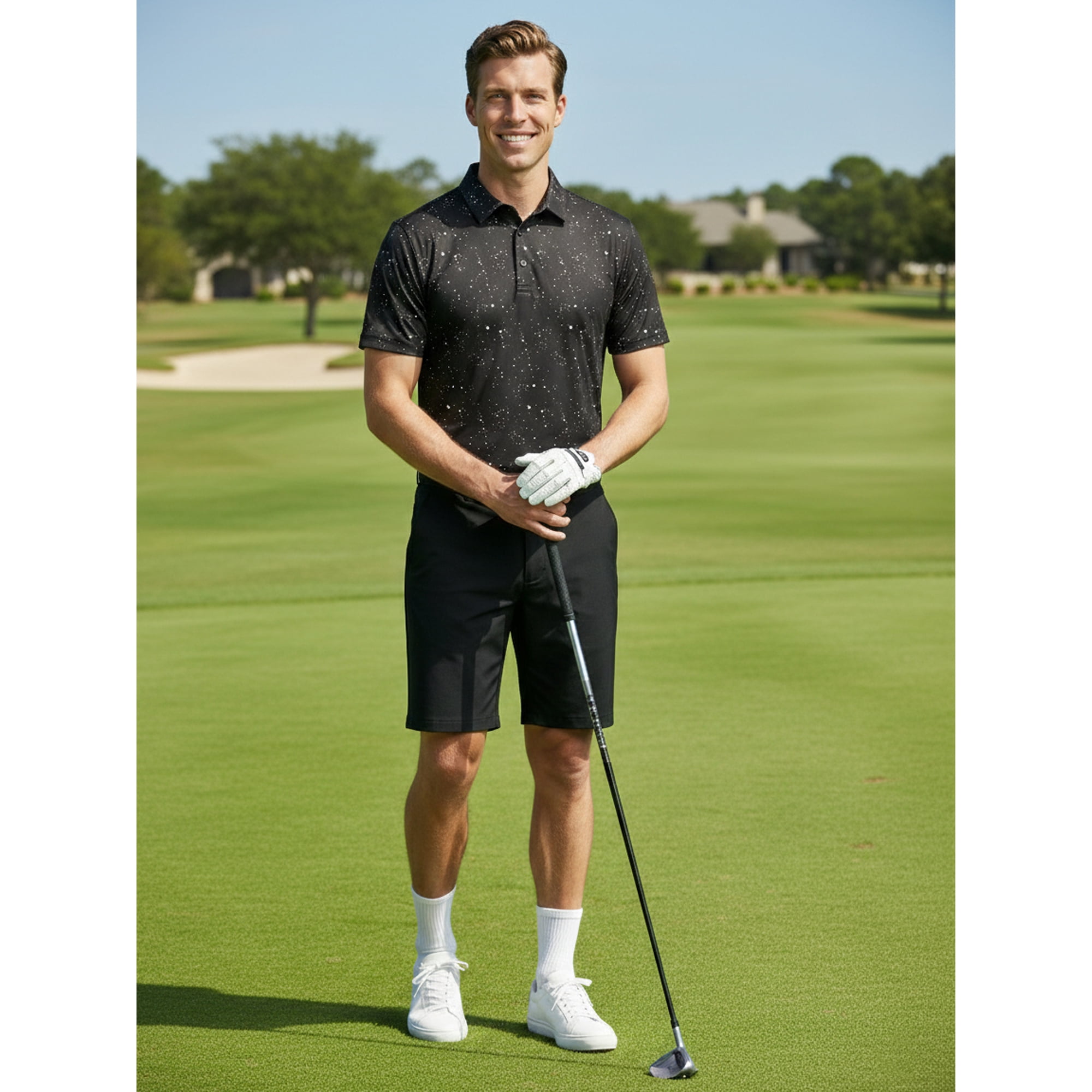 Birdie Bound Men's and Men's Big & Tall Novelty Golf Polos, Sizes XS-4XLT