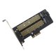 thumbnail image 1 of M.2 NVME/NGFF a PCI-E X4 Tarjeta de expansión Tarjeta adaptadora SSD, 1 of 5