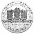 thumbnail image 2 of 2022 Austria 1 oz Silver Philharmonic BU, 2 of 2