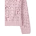 thumbnail image 4 of The Children's Place Toddler Girls Long Sleeve Bow Sweater, Sizes 12M-5T, 4 of 4