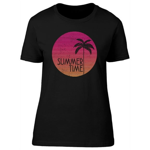 Summer Time Colorful Sunset T-Shirt Women -Image by Shutterstock, Female x-Large