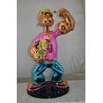 thumbnail image 2 of Popeye with Pink shirt Resin Statue Size: 18" x 16" x 31"H, 2 of 10