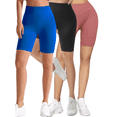 thumbnail image 1 of Set De 3 Short Biker Mujer Unitalla Shores Deportivos Dama Chort Gym, 1 of 5