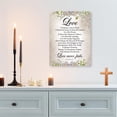thumbnail image 2 of 1 Corinthians 13:4-8 Canvas Wall Art - Love is Patient, Love is Kind Scripture Print, Religious Painting for Christian Home Office Decor, Uplifting Gift, 2 of 5