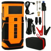 Car Jump Starter with Air Compressor, 3000A Car Battery Jumper Starter Portable 150 Psi Digital Tire Inflator Jumper Box With Charger, Power Bank and LED Light