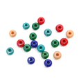 thumbnail image 5 of 90 Pcs 10mm Verre Mélangé Perles d'Espacement Lâches Rondes pour la Fabrication de Bijoux Accessoires de Bricolage, Rouge, 5 of 5